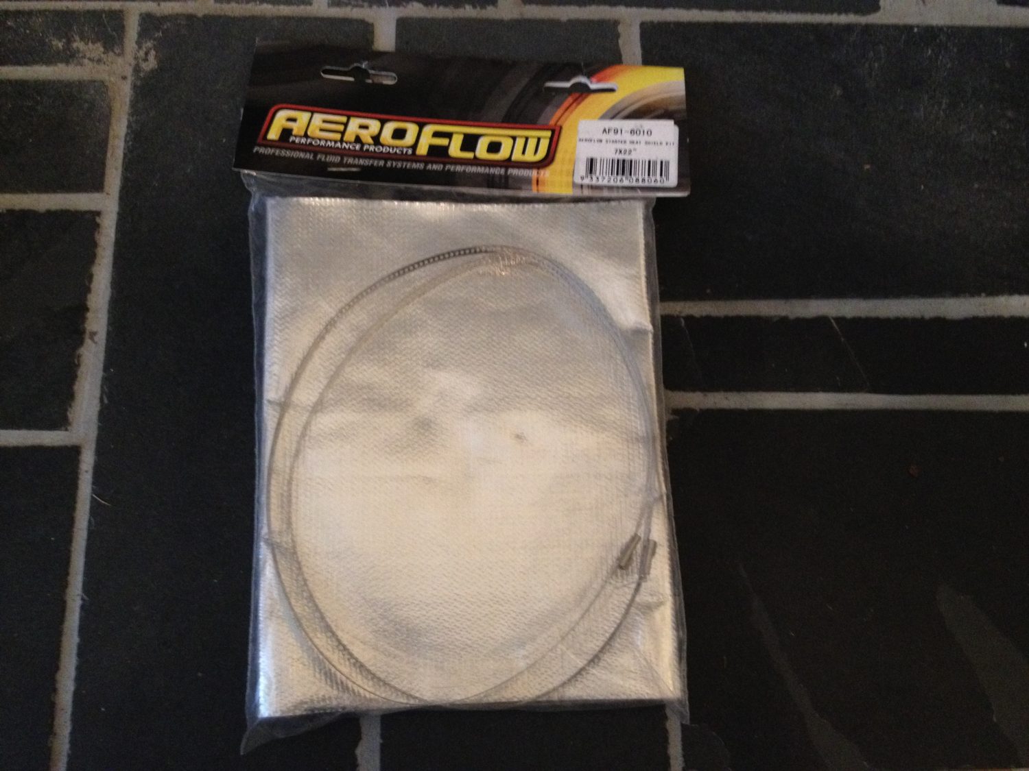Starter Motor Heat Shield Wrap + Clamps Kit, Heat Reflective