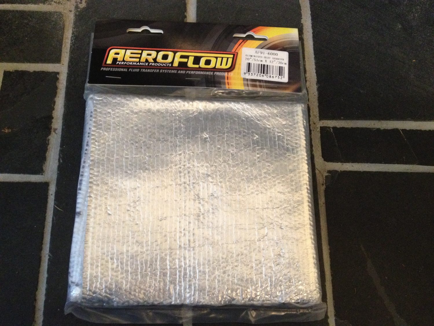 Flexible Aluminium Heat Shield Wrap, Heat Reflective, 51cm x 30cm