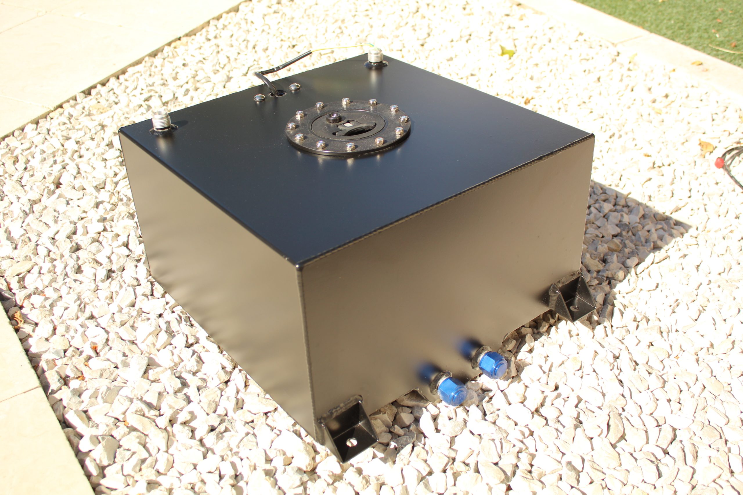 40 Litre Fuel Cell/tank With Level Sender Unit, Black Coating
