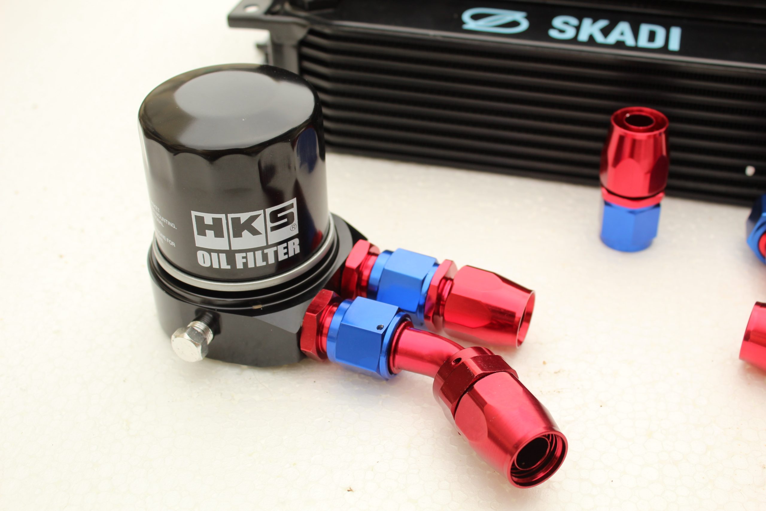 Performance 19 Row Oil Cooler Kit + HKS Filter for Mazda MX5, 1.6 / 1.8, Mk1 / Mk2