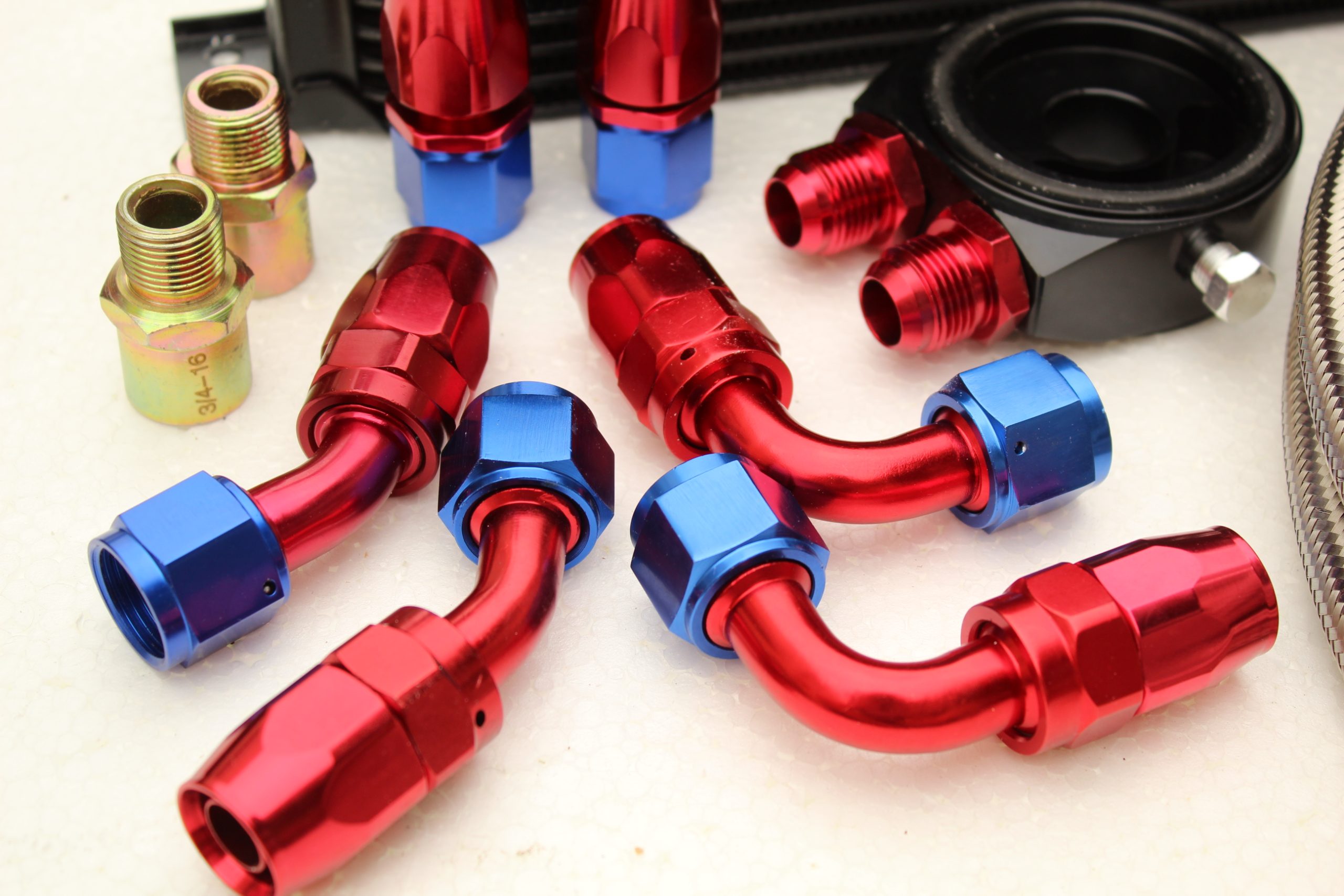 19 Row Oil Cooler Kit + HKS Filter for Subaru Impreza WRX/STi All EJ20/25 Engines