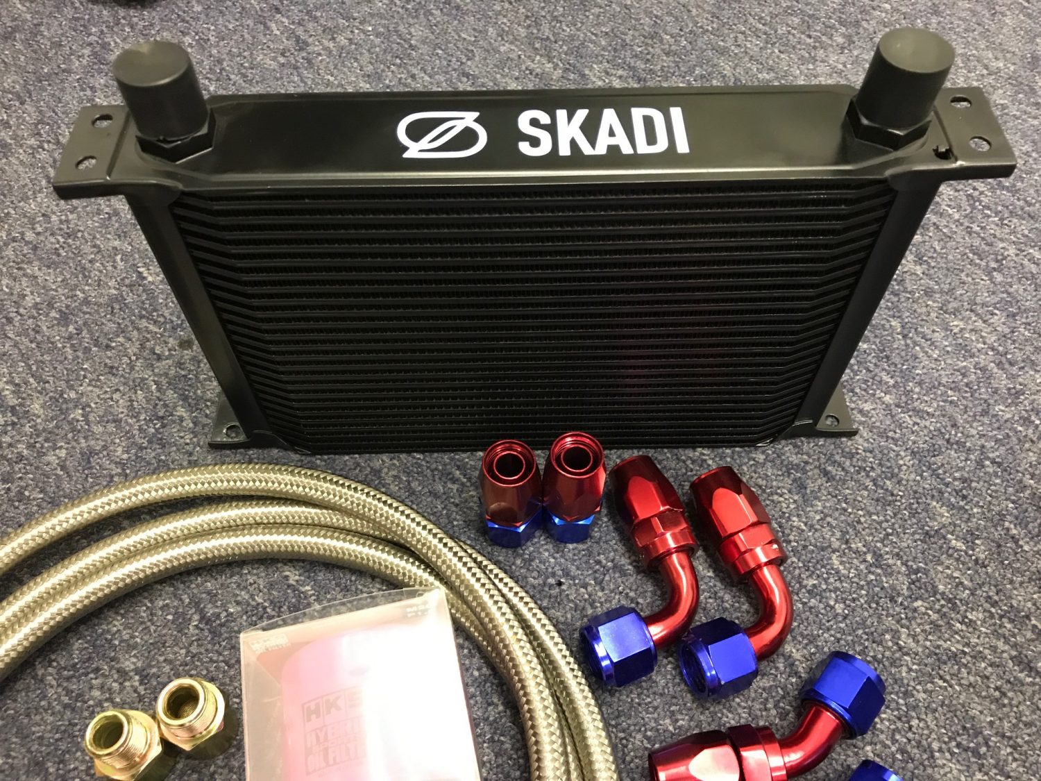Performance 25 Row Oil Cooler Kit + HKS Filter for Mazda MX5 Mk3 2.0 (NC)