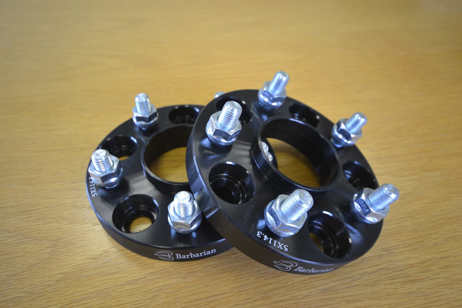Nissan S14, S14A, S15 200SX 20mm Hubcentric Wheel Spacers, Black Anodized