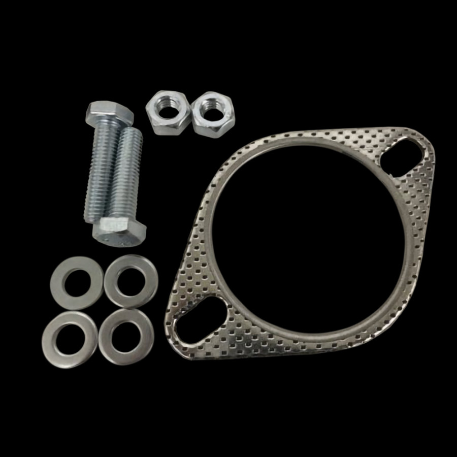 3" Exhaust Flange Gasket and Fitting Kit M10 Nuts & Bolts