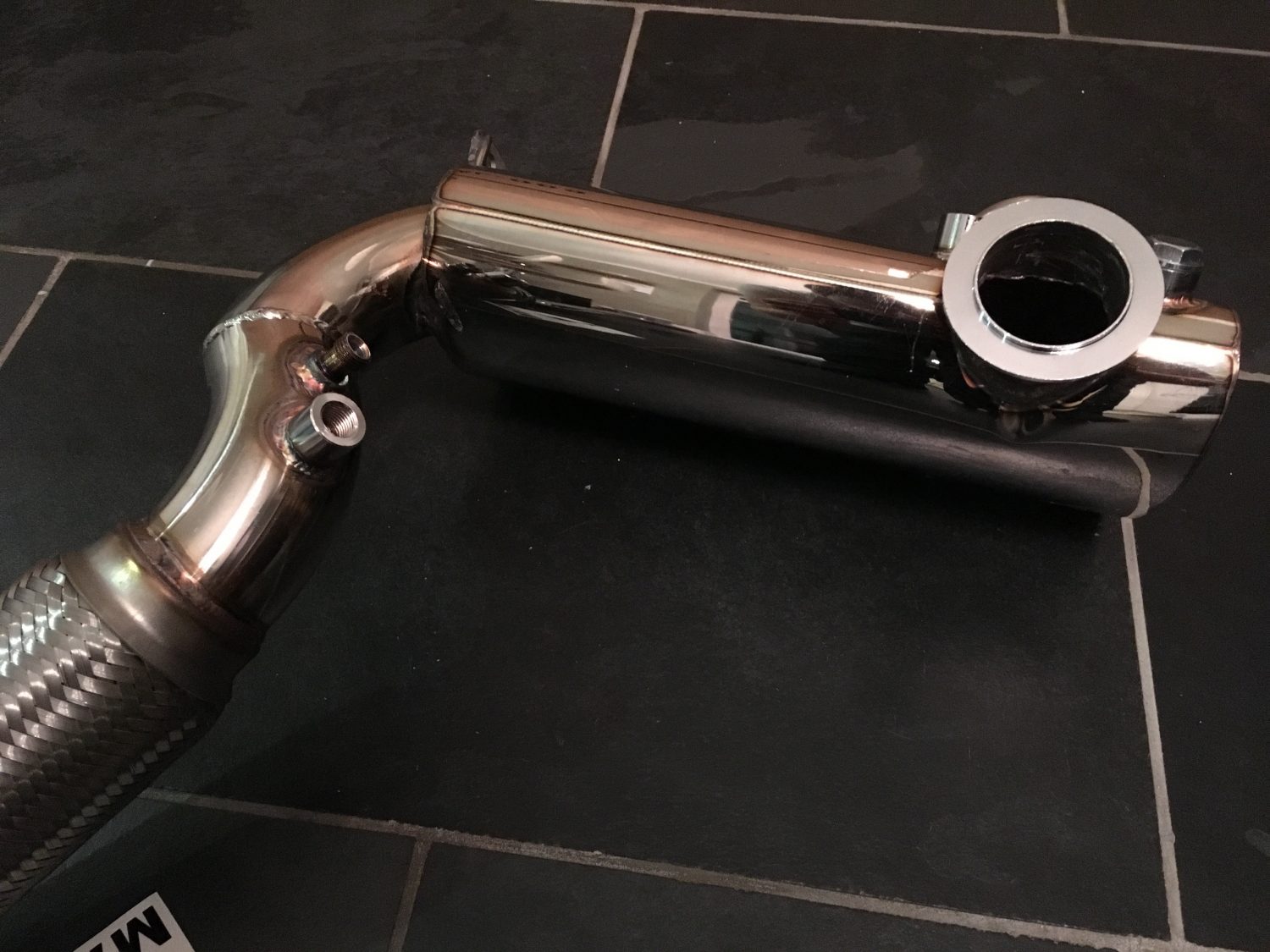Skoda Octavia VRS 2.0 TDi DPF Removal Stainless Performance Exhaust Pipe